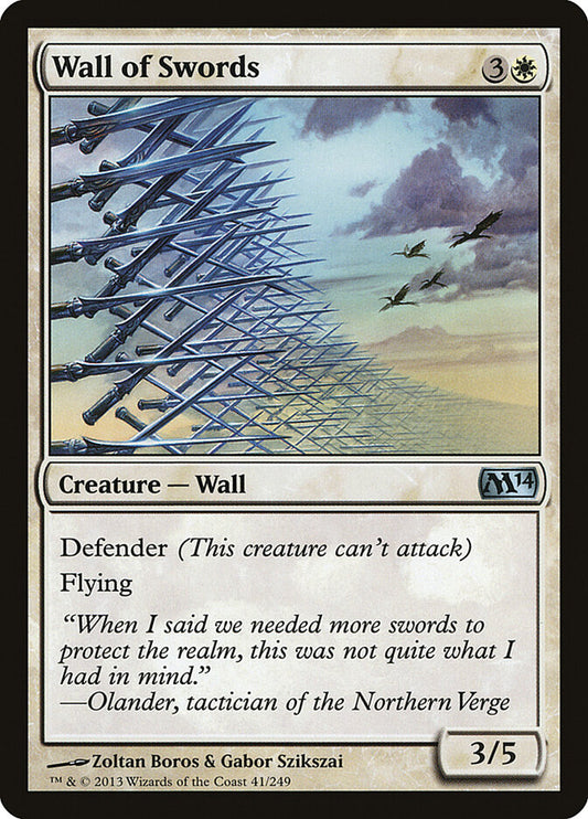 Wall of Swords - carta Magic The Gathering