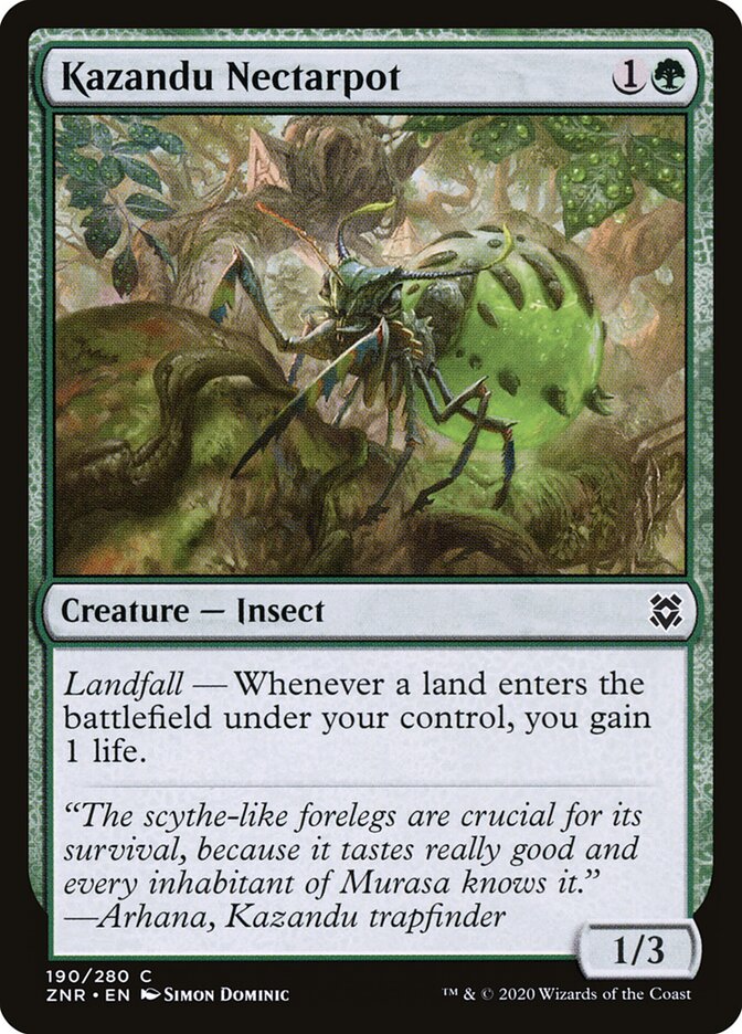 Kazandu Nectarpot - carta Magic The Gathering