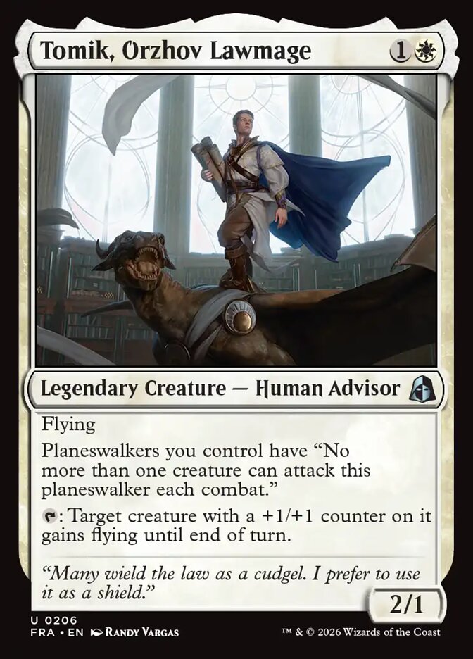 Tomik, Orzhov Lawmage - carta Magic The Gathering