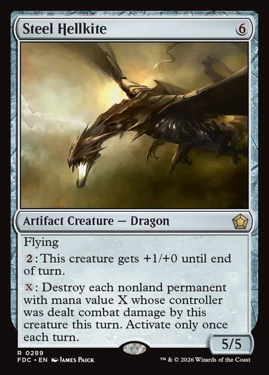 Steel Hellkite - carta Magic The Gathering