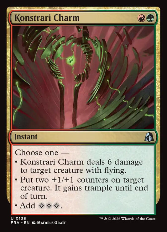 Konstrari Charm - carta Magic The Gathering