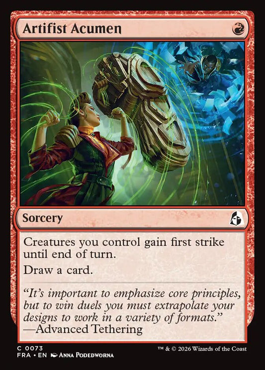 Artifist Acumen - carta Magic The Gathering