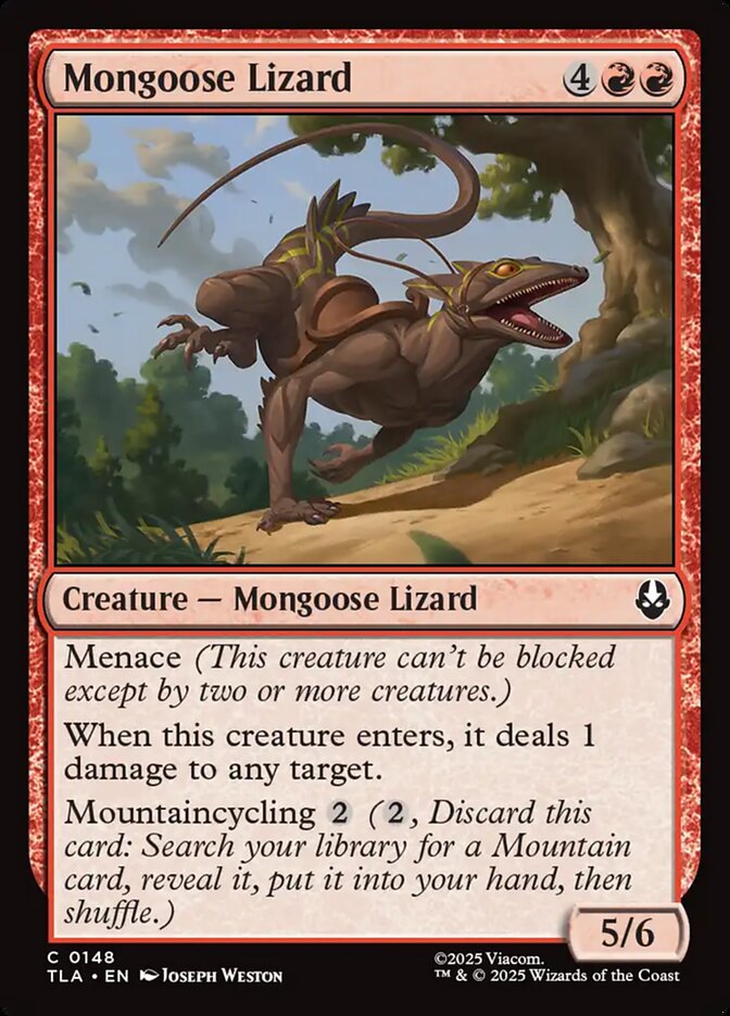 Mongoose Lizard - carta Magic The Gathering