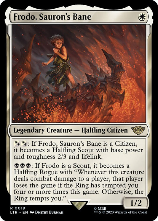 Frodo, Sauron's Bane - carta Magic The Gathering