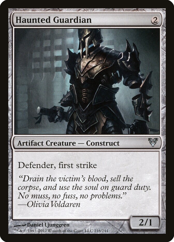 Haunted Guardian - carta Magic The Gathering