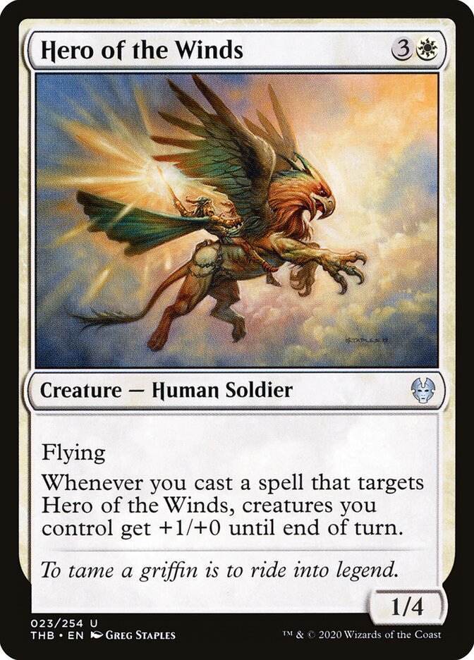Hero of the Winds - carta Magic The Gathering