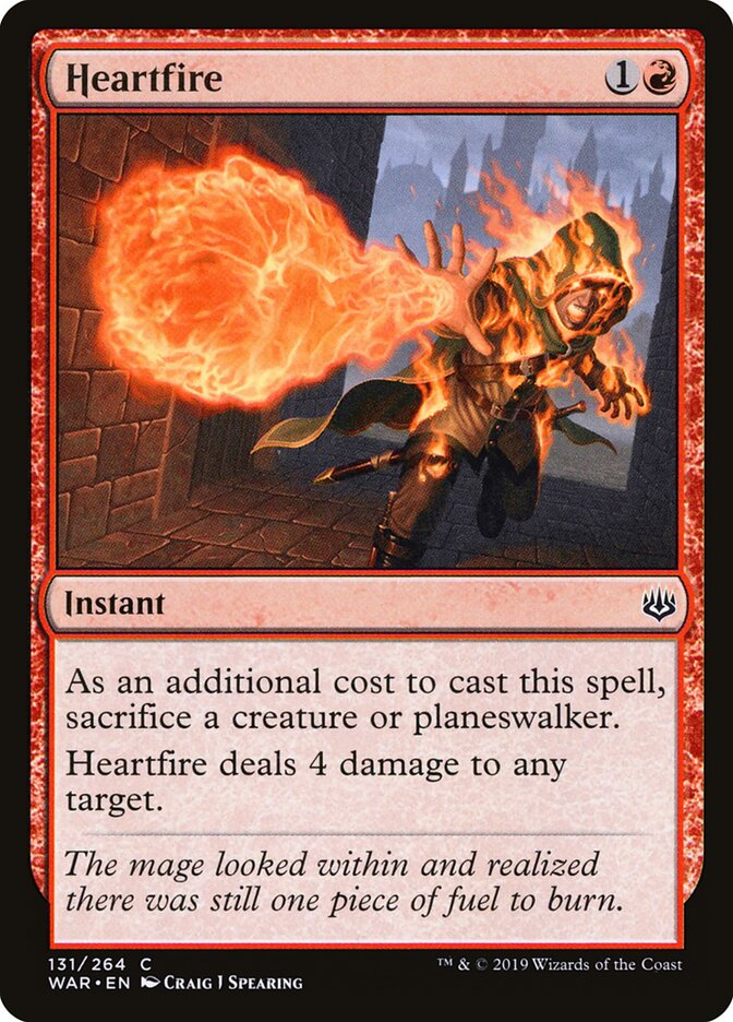 Heartfire - carta Magic The Gathering