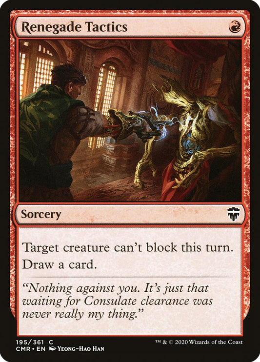 Renegade Tactics - carta Magic The Gathering