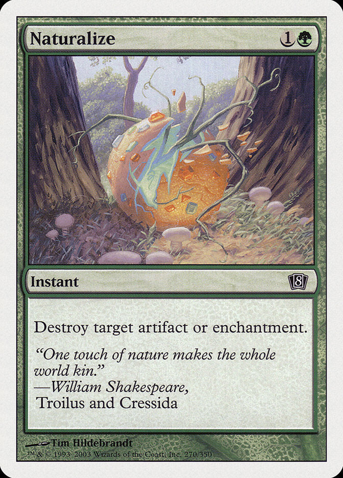 Naturalize - carta Magic The Gathering
