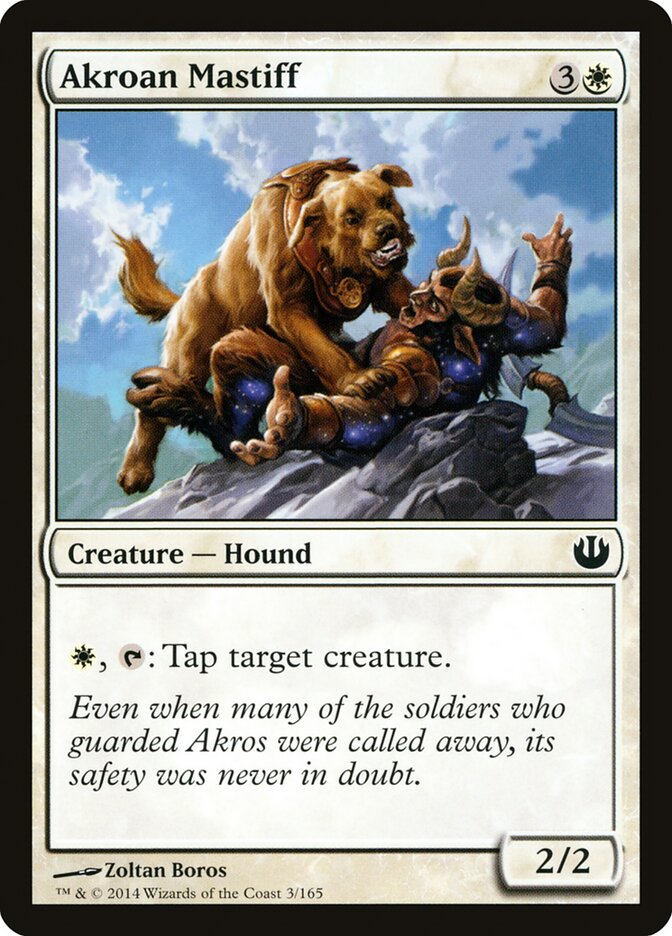 Akroan Mastiff - carta Magic The Gathering