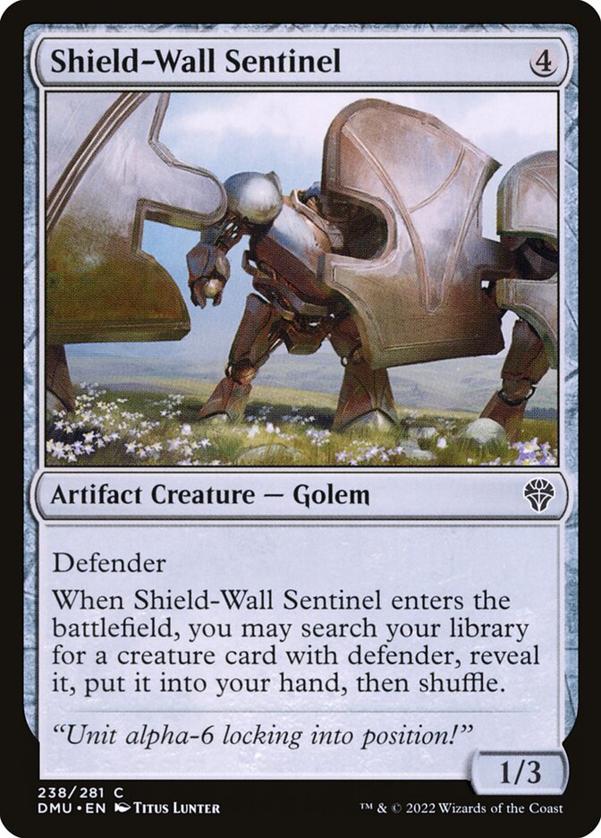 Shield-Wall Sentinel - carta Magic The Gathering