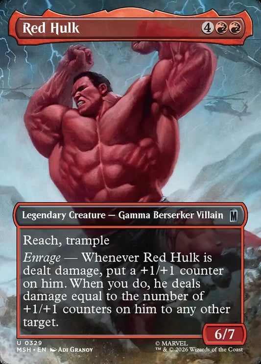 Red Hulk - carta Magic The Gathering