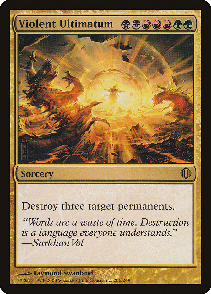 Violent Ultimatum - carta Magic The Gathering