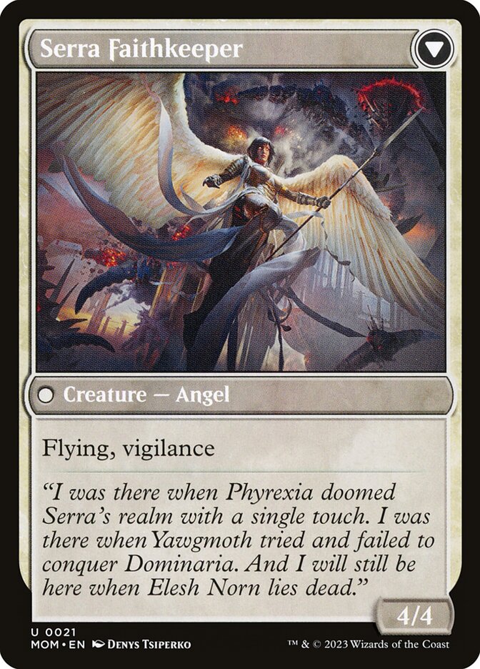 Serra Faithkeeper - carta Magic The Gathering