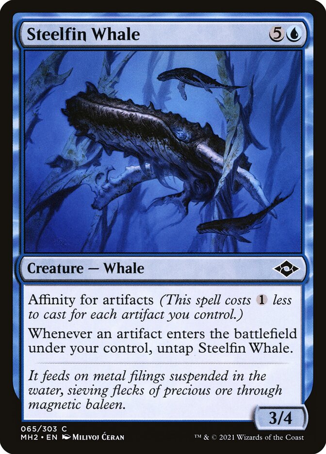 Steelfin Whale - carta Magic The Gathering