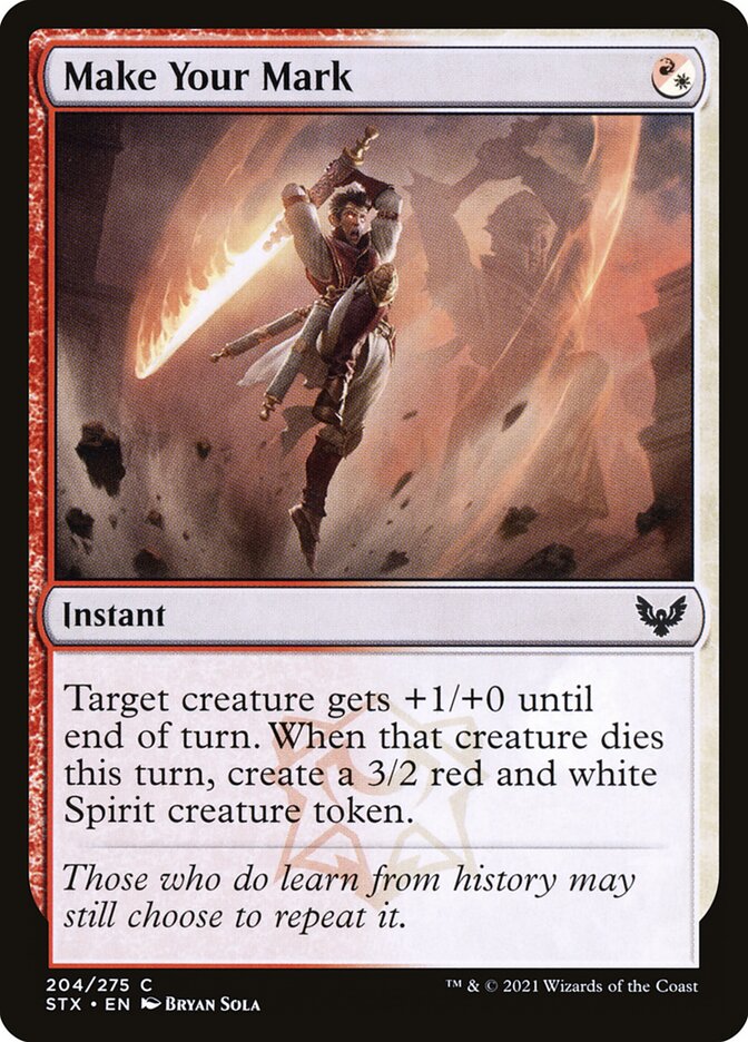 Make Your Mark - STX-204-NF-STD