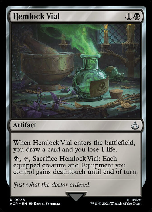 Hemlock Vial - ACR-026-F-STD