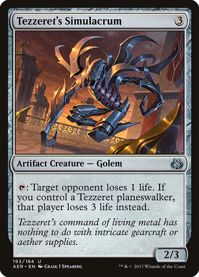 Tezzeret's Simulacrum - carta Magic The Gathering