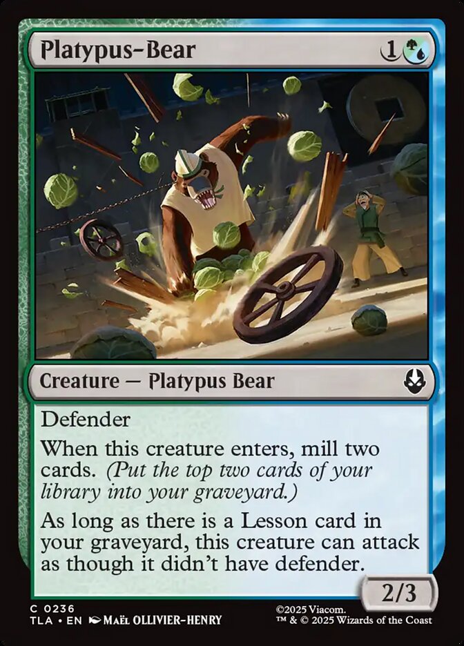 Platypus-Bear - carta Magic The Gathering