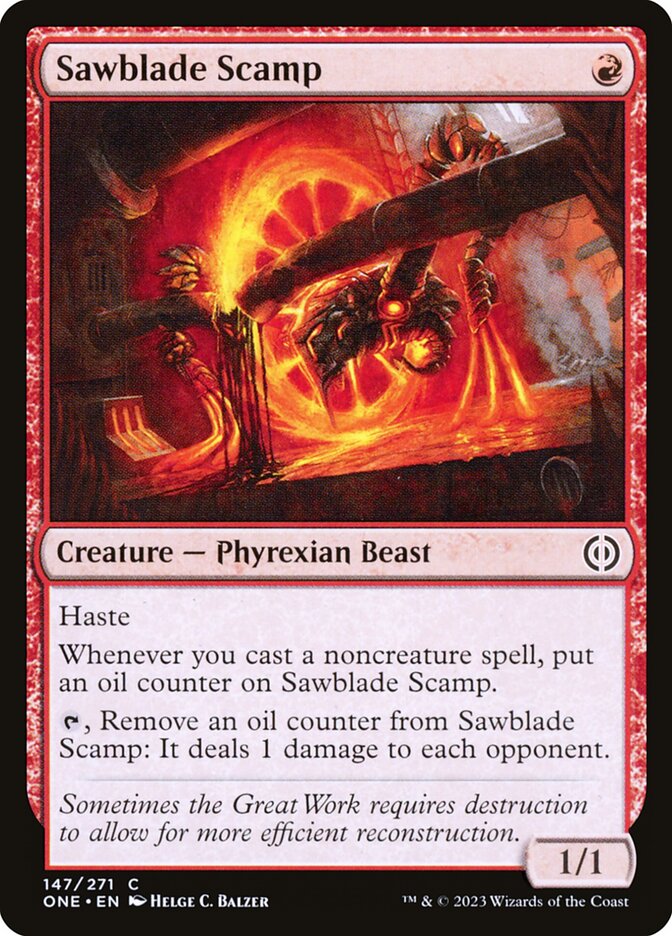 Sawblade Scamp - carta Magic The Gathering