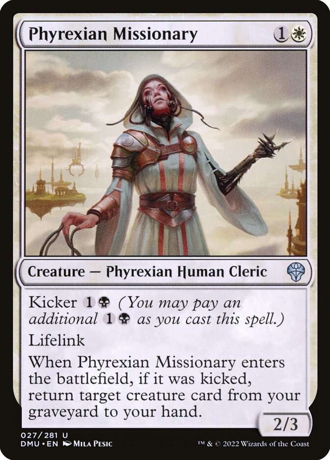 Phyrexian Missionary - carta Magic The Gathering