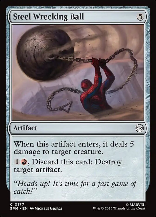 Steel Wrecking Ball - SPM-177-F-STD