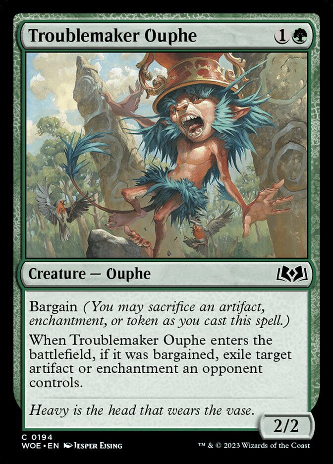 Troublemaker Ouphe - carta Magic The Gathering