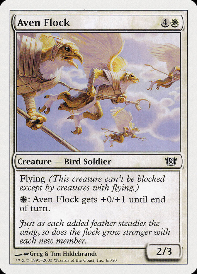 Aven Flock - carta Magic The Gathering