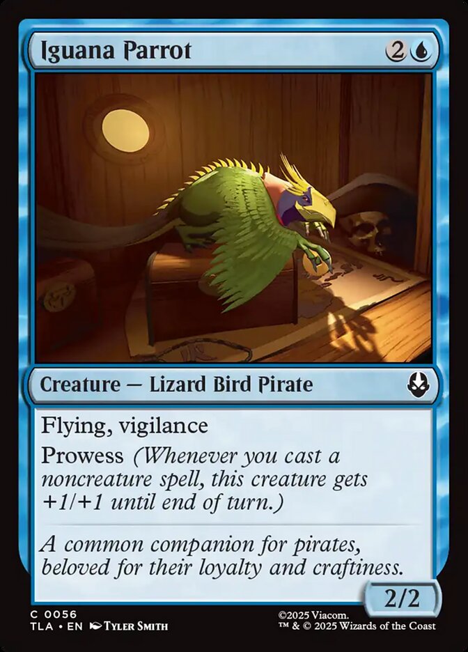 Iguana Parrot - carta Magic The Gathering