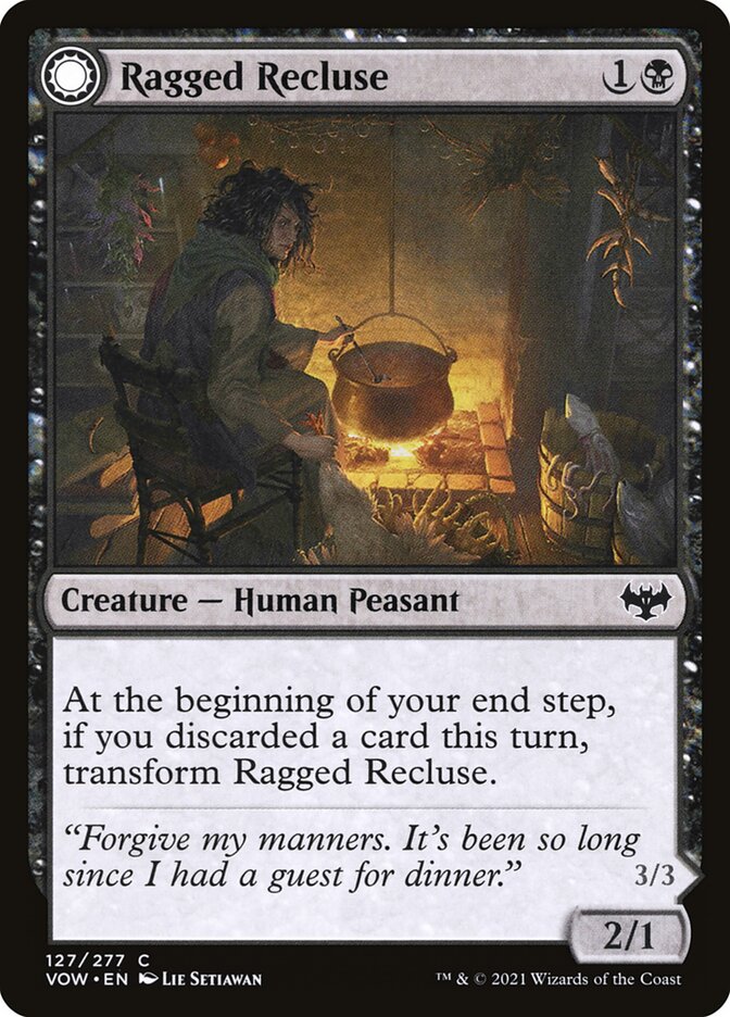 Ragged Recluse - carta Magic The Gathering