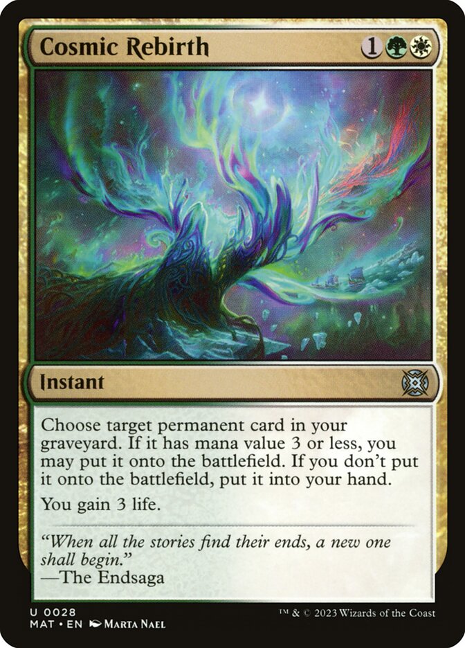 Cosmic Rebirth - carta Magic The Gathering