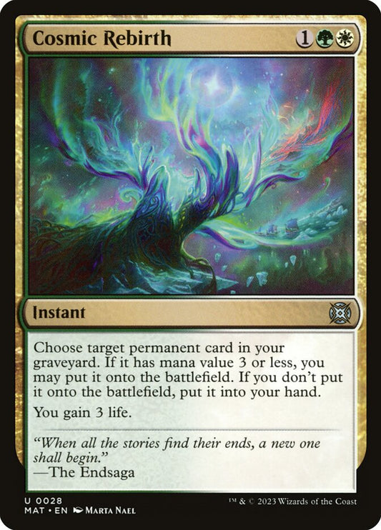 Cosmic Rebirth - carta Magic The Gathering
