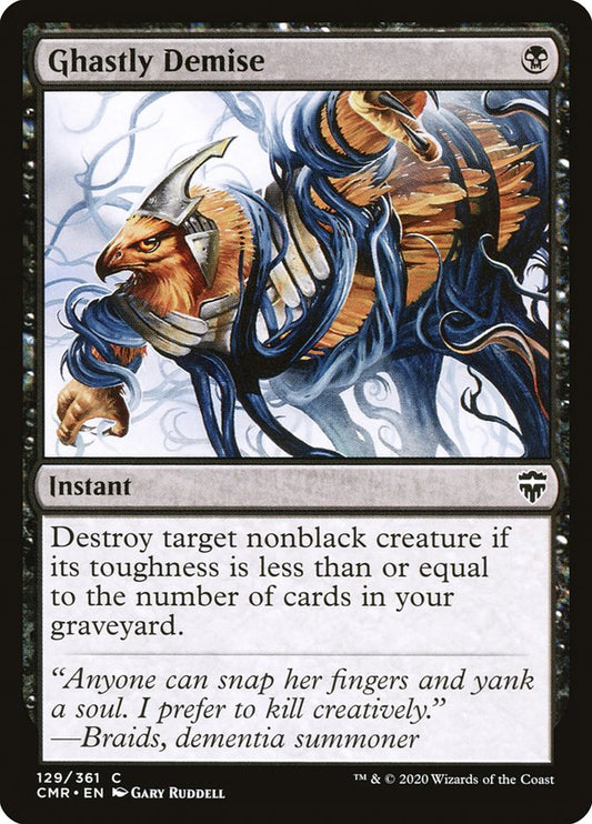 Ghastly Demise - carta Magic The Gathering