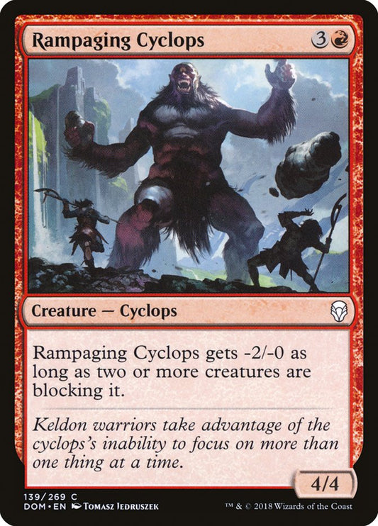 Rampaging Cyclops - DOM-139-NF-STD