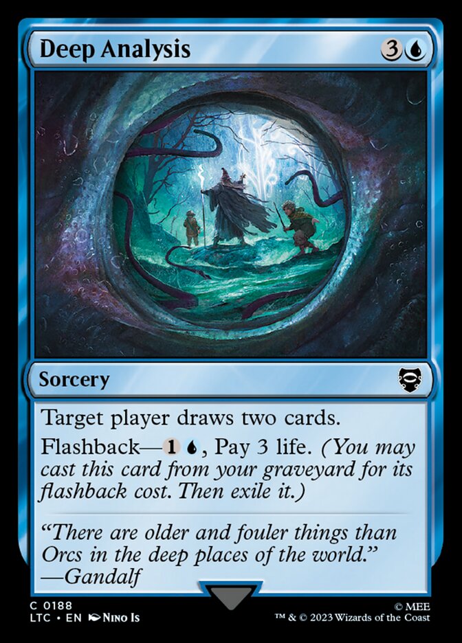 Deep Analysis - carta Magic The Gathering