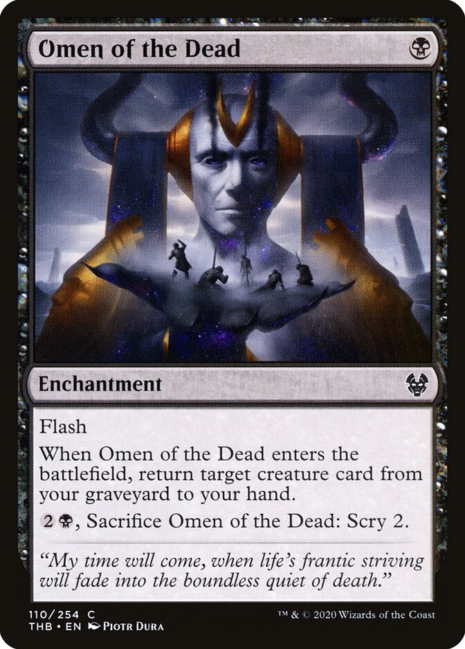 Omen of the Dead - carta Magic The Gathering
