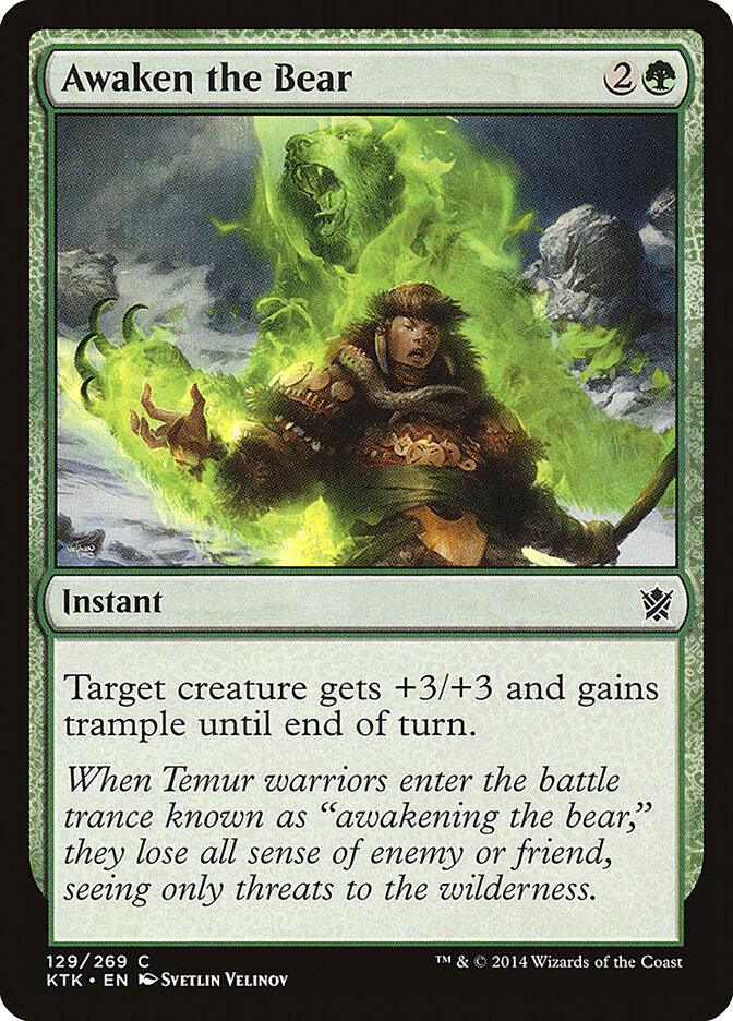 Awaken the Bear - carta Magic The Gathering