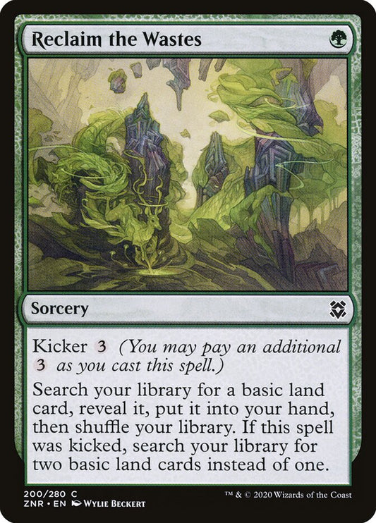 Reclaim the Wastes - carta Magic The Gathering