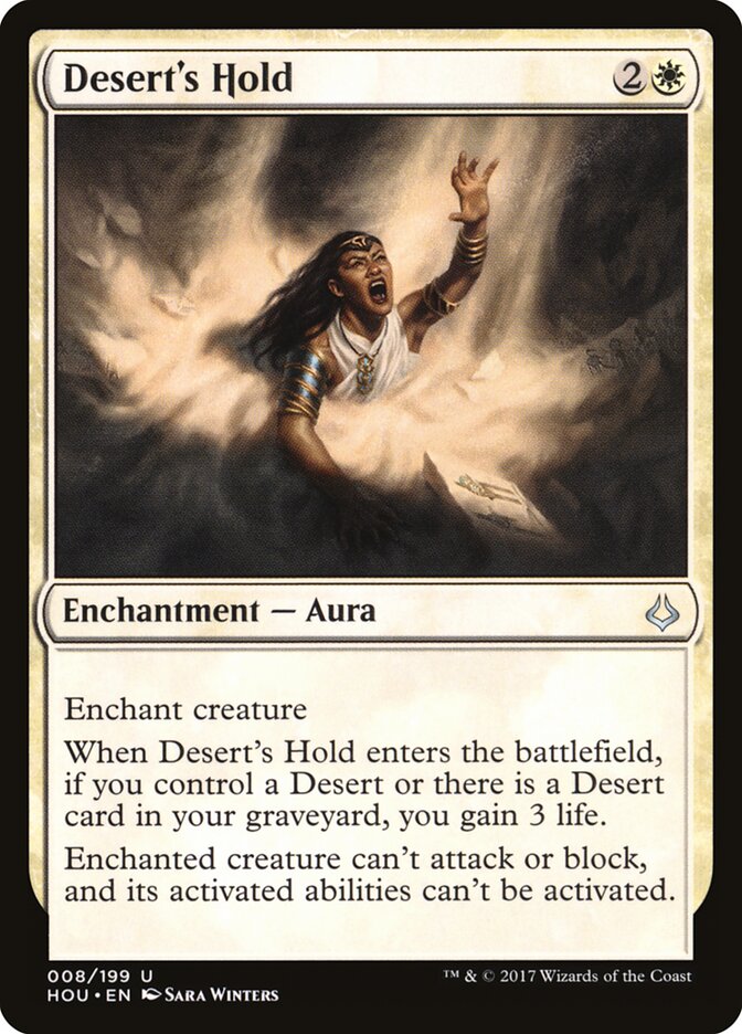 Desert's Hold - carta Magic The Gathering