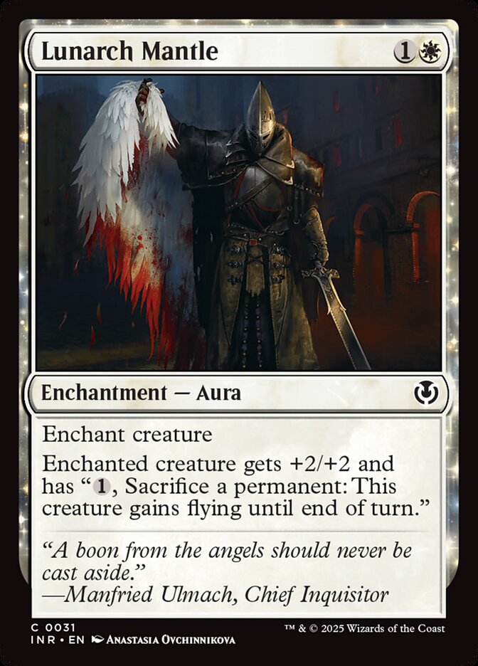 Lunarch Mantle - carta Magic The Gathering