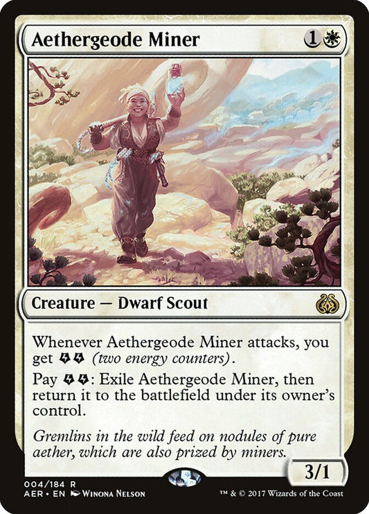 Aethergeode Miner - carta Magic The Gathering