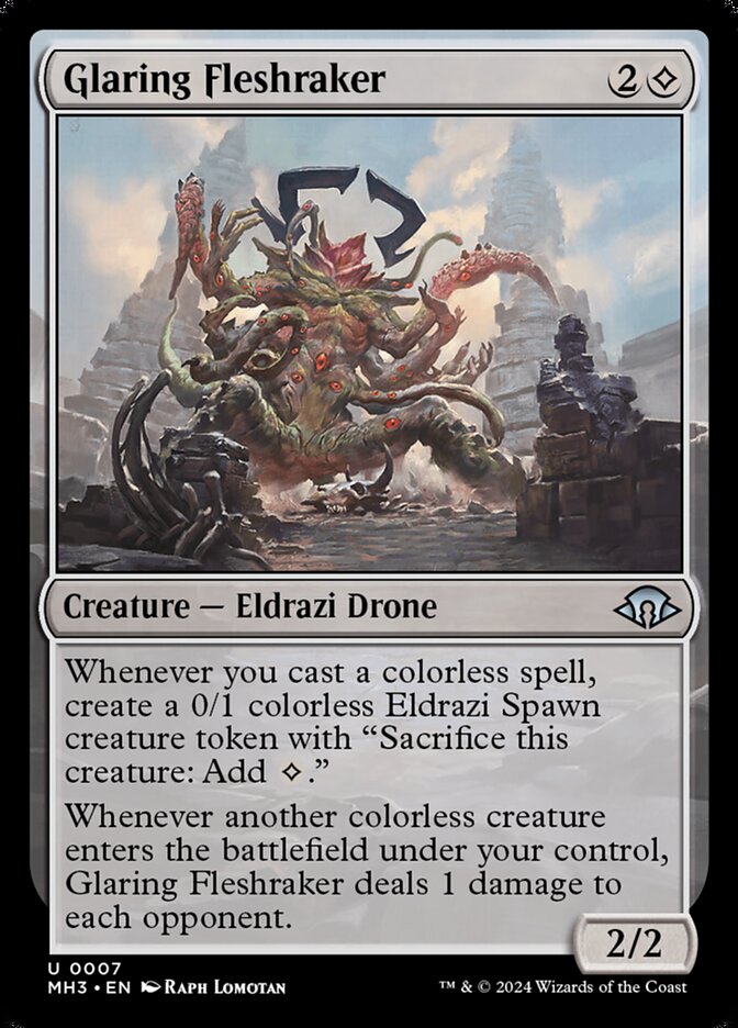 Glaring Fleshraker - carta Magic The Gathering