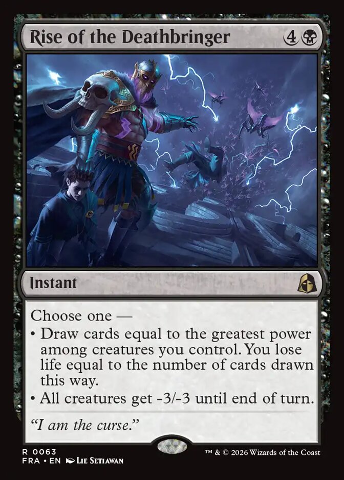 Rise of the Deathbringer - carta Magic The Gathering