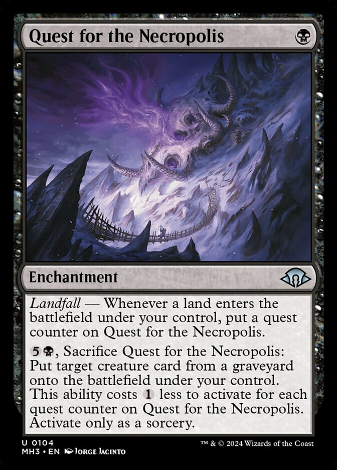 Quest for the Necropolis - carta Magic The Gathering