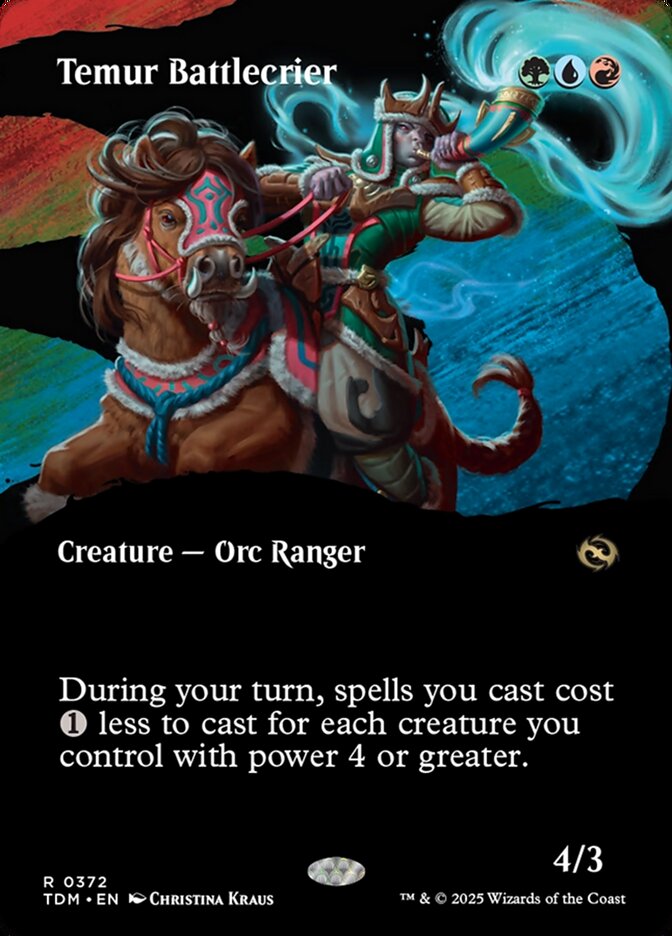 Temur Battlecrier - carta Magic The Gathering