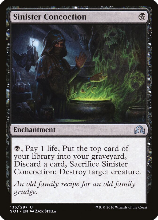 Sinister Concoction - carta Magic The Gathering