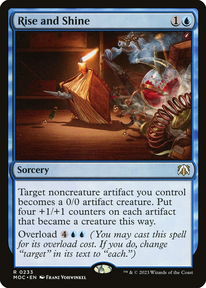 Rise and Shine - carta Magic The Gathering