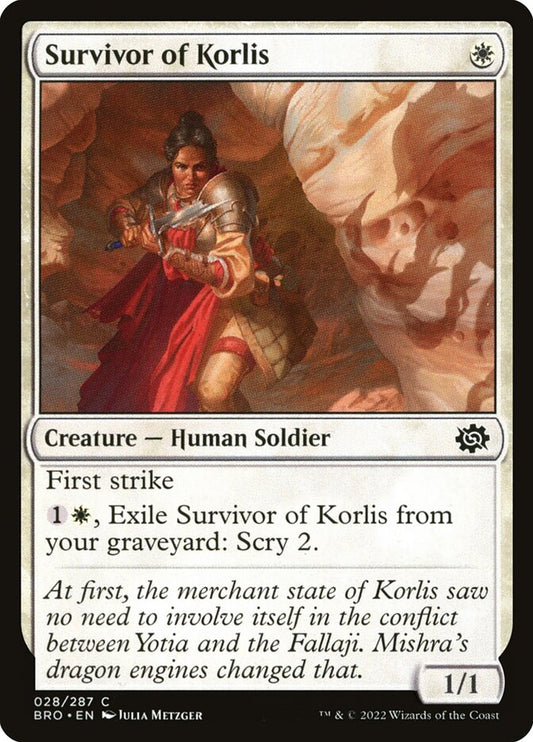 Survivor of Korlis - carta Magic The Gathering