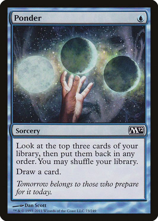 Ponder - carta Magic The Gathering