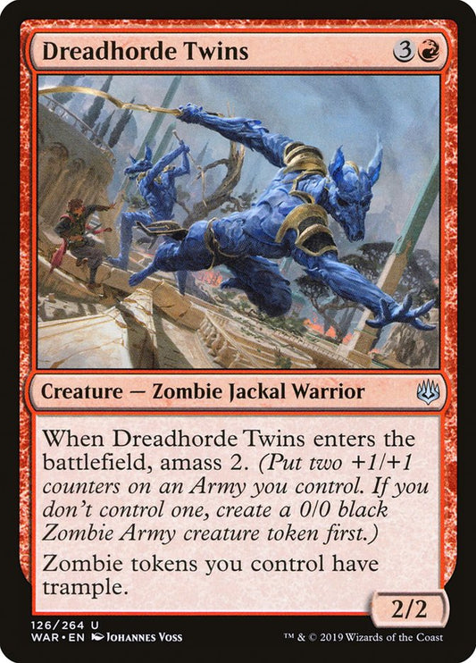 Dreadhorde Twins - carta Magic The Gathering